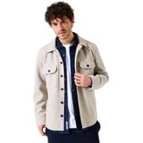 GARCIA - Overshirt - Bruin - Relaxed Fit - 100% Gerecycled Polyester