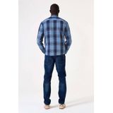 Garcia - Overhemd - Blauw - Relaxed Fit - 100% Katoen