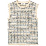 GARCIA - Dames Trui - Wit - Acryl Katoen Mix