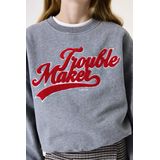 GARCIA - T42661 - Hoodie - Roze - Katoen