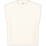 GARCIA - Gebreide Trui - Wit - Acryl, Polyester, Elastaan