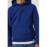 GARCIA - Hoodie - Blauw - Katoen/Polyester - Capuchon en Lange Mouwen
