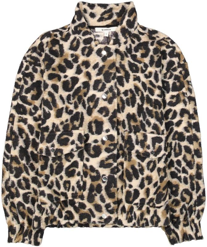 Garcia - Jack H50093-5627 - Damesjas - Luipaardprint - Zacht Materiaal