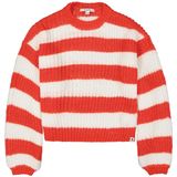 GARCIA - Sweater - Rood - Gestreept - 72% Acryl, 22% Polyester, 6% Polyamide