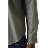 GARCIA - Overhemd - Groen - Katoen