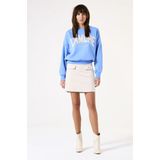 GARCIA - Midi Rok - Wit - Denim - 100% Katoen