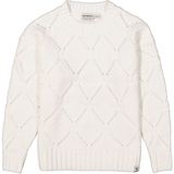 GARCIA - Gebreide Trui - Wit - 72% Viscose 28% Polyester