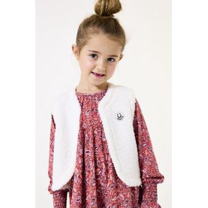 GARCIA - Gilet - Wit - Zacht Teddy - 100% Gerecycled Polyester