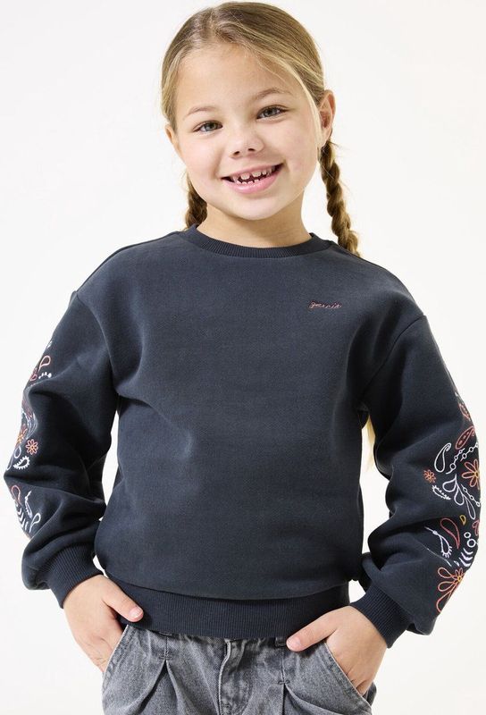 GARCIA - Sweater - Grijs - Katoen/Polyester