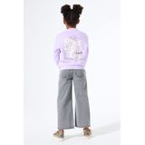 GARCIA - Sweater - Paars - Katoen/Polyester - Ronde Hals, Lange Mouwen