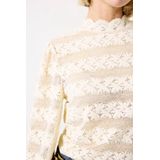 Garcia - Blousetop - Off-White - 95% Polyamide 5% Elastaan