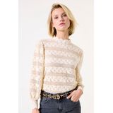 Garcia - Blousetop - Off-White - 95% Polyamide 5% Elastaan