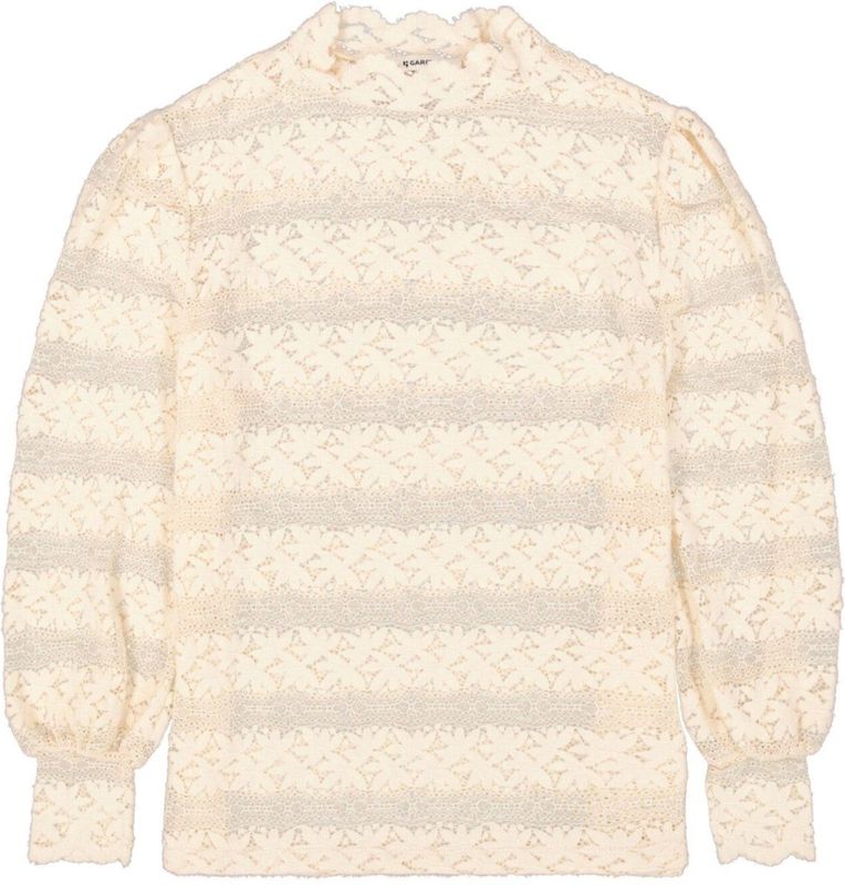 Garcia - Blousetop - Off-White - 95% Polyamide 5% Elastaan