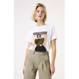 Garcia - I50201 - T-shirt - Gestippeld - Korte Mouwen