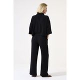 GARCIA - Overhemd - Zwart - Lyocell en Polyester - Korte Mouwen