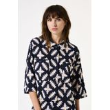Garcia - H50004-60 - Blouse - Zwart-Wit - Luchtig Materiaal