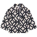 Garcia - H50004-60 - Blouse - Zwart-Wit - Luchtig Materiaal