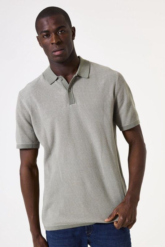 GARCIA - Polo - Groen - Katoen