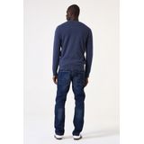 GARCIA - Heren Trui - Blauw - Katoen/Polyester