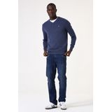 GARCIA - Heren Trui - Blauw - Katoen/Polyester