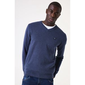 GARCIA - Heren Trui - Blauw - Katoen/Polyester