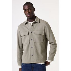 GARCIA - Overshirt - Groen - Katoen en Gerecycled Polyester