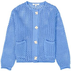 GARCIA - Vest - Blauw - Katoen/Acryl