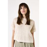 Garcia - Jeans Trui - Zand - Katoen/Metallic