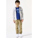 GARCIA - Vest - Grijs - Katoen/Polyester - Met Capuchon en Ritssluiting