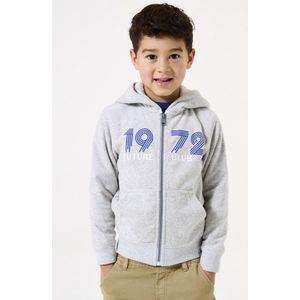 GARCIA - Vest - Grijs - Katoen/Polyester - Met Capuchon en Ritssluiting