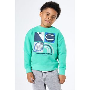 GARCIA - Sweater - Groen - 100% Katoen