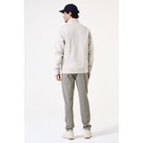 GARCIA - Heren Sweater - Bruin - Katoen/Polyester - Opstaande Kraag