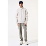 GARCIA - Heren Sweater - Bruin - Katoen/Polyester - Opstaande Kraag