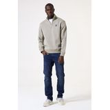 GARCIA - Sweater - Groen - Katoen/Polyester - Relaxed Fit