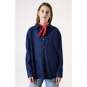 GARCIA - Overhemd - Blauw - Katoen