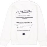 GARCIA - Sweater - Wit - Katoen en Gerecycled Polyester