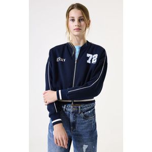 GARCIA - Vest - Blauw - Katoen/Polyester/Gerecycled Katoen