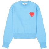 GARCIA - Trui - Blauw - Jacquard - Ronde Hals - Lange Mouwen