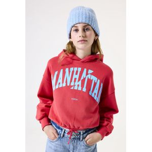 GARCIA - Hoodie - Rood - Katoen/Polyester