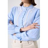 GARCIA - Overhemd - Blauw - Katoen - Regular Fit