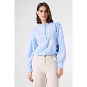 GARCIA - Overhemd - Blauw - Katoen - Regular Fit