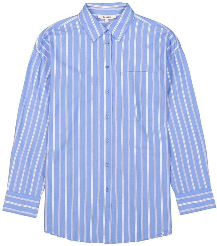 Garcia - Kraag H50031-4814 - Blouse - Gestreept - Hoogwaardige Materialen