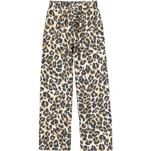 GARCIA - H50110 - Broek - Bruin - Flared Fit - Luipaardprint