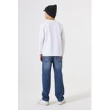 GARCIA - Longsleeve - Wit - Regular Fit