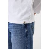 GARCIA - Longsleeve - Wit - Regular Fit