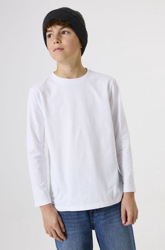 GARCIA - Longsleeve - Wit - Regular Fit