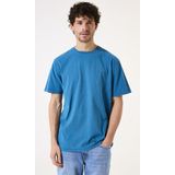 GARCIA - T-shirt - Blauw - 100% Katoen - Garcia Logo