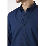 GARCIA - Overhemd - Blauw - Katoen