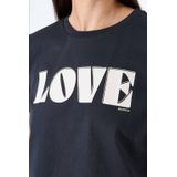 GARCIA - T-shirt - Grijs - Katoen - Ronde Hals Korte Mouwen