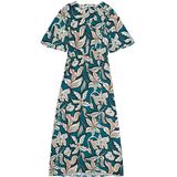 Garcia - G50280 - Jurk - Dierenprint - Korte Mouwen - Lange Lengte